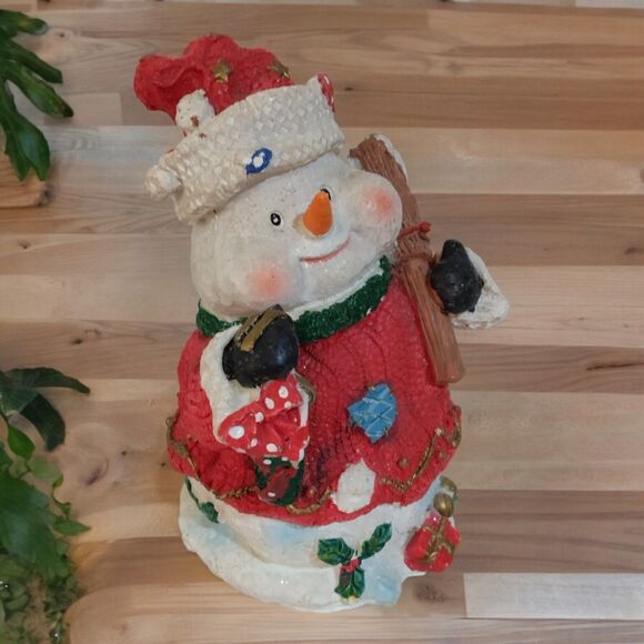 🌍5/$10🌏 Classic Snowman Christmas Figurine - Picture 1 of 6
